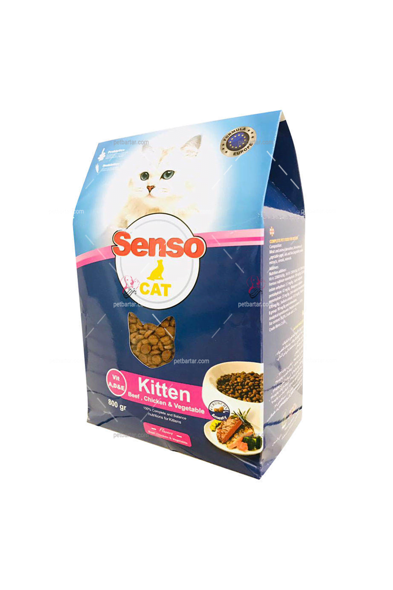 غذای خشک بچه گربه سنسو