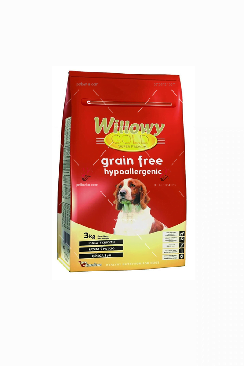 غذای خشک درمان آلرژی سگ ویلووی 3 کیلویی