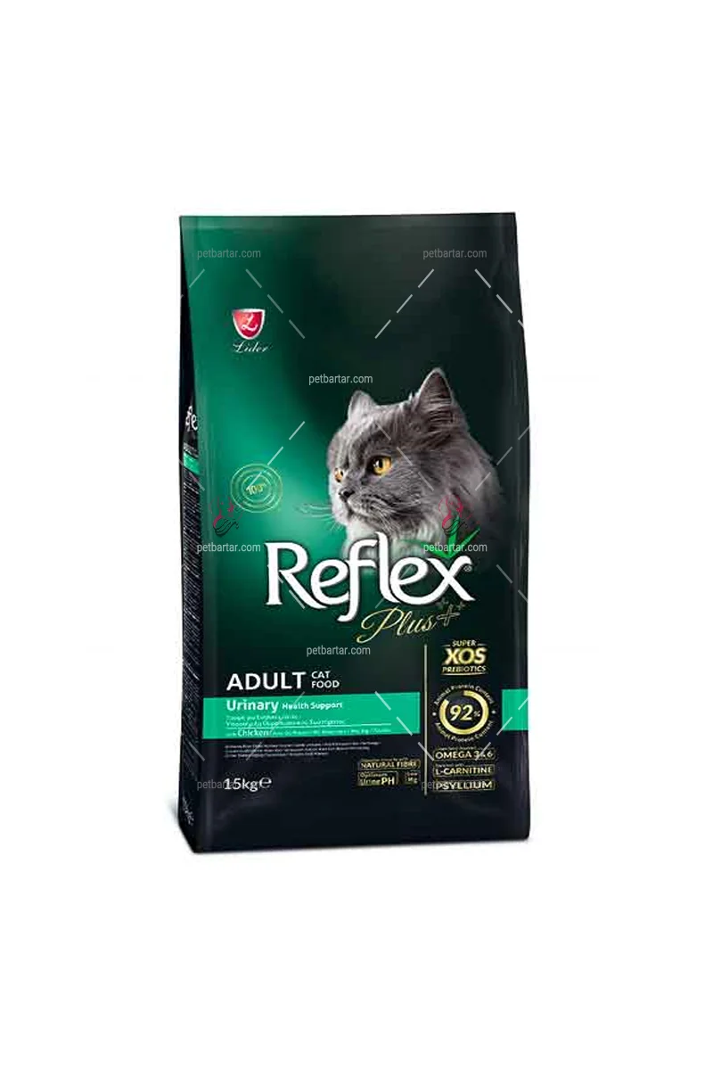 Reflex-Cat-Urinary-Dry-Food غذای خشک گربه بالغ رفلکس مدل یورینری 15 کیلویی